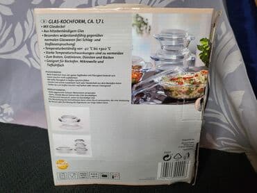 ikea vatrostalne posude: Nov nemacki vatrostalni pekac. Pekac nov,sve na njemu odsjaj od — 3