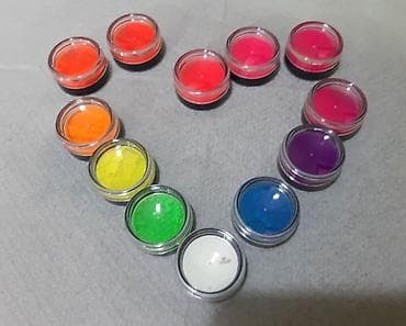 ( Manje pakovanje ) Ombre neon pigment za nokte Cena za komad 80din