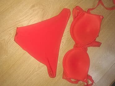 jednodelni kupaci sa karnerima: M (EU 38), Polyester, Single-colored, color - Orange — 2