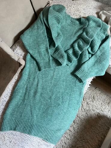 crop top h m: Haljina, puna trikotaža, udobna, topla, prijatna za nošenje — 1