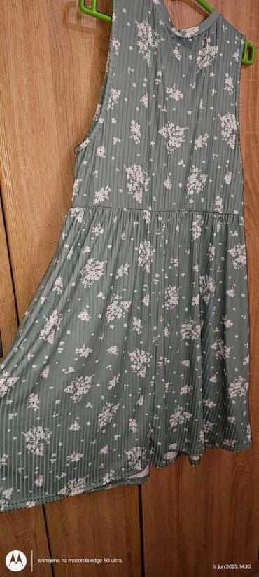enigma haljine: 2XL (EU 44), color - Green, Oversize, Without sleeves — 5