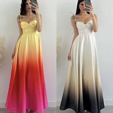 torbe b: Duga satenska haljina sa ombre efektom
2500 din 
S M L — 1