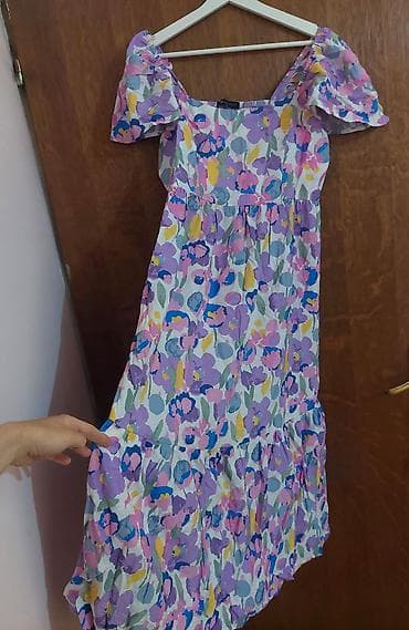sweatshirt h: Letnja midi haljina sa cvetnim printom - Kroj: midi dužina do — 5