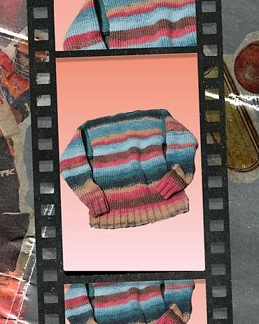 zenski kardigani prodaja: Džemper novi ručno pleteni vel L/XL. Obim grudi 88 cm, dužina 58 cm — 5