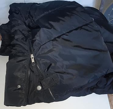 velicina 6 obuca: Zimska jakna Amisu – veličina XXL (44) - Boja: crna - Duga, topla — 3