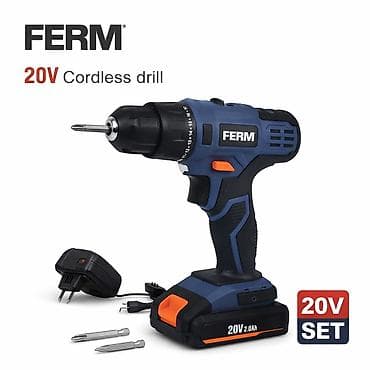 parkside hilti cena: FERM Aku bušilica 20V 2.0Ah – SET (baterija + punjač) | NOVO 2 godine — 1