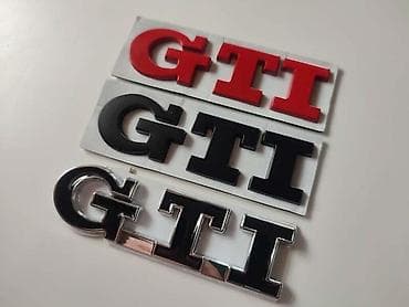 argon boca cena: NATPIS GTI LEPLJENJE ZA VOLKSWAGEN GOLF, POLO, SCIROCCO | Natpis GTI — 2