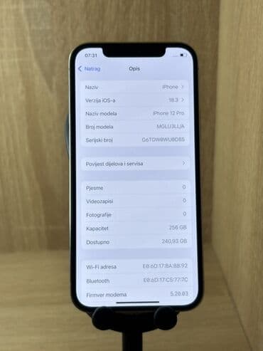 tableti za decu: Apple iPhone iPhone 12 Pro, 256 GB, Silver, Face ID — 3