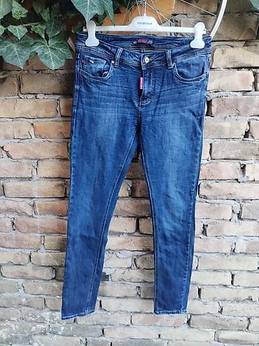 terranova prsluci: Ženske farmerke XL - Model: skinny/uzan kroj, klasičan petodžepni — 5