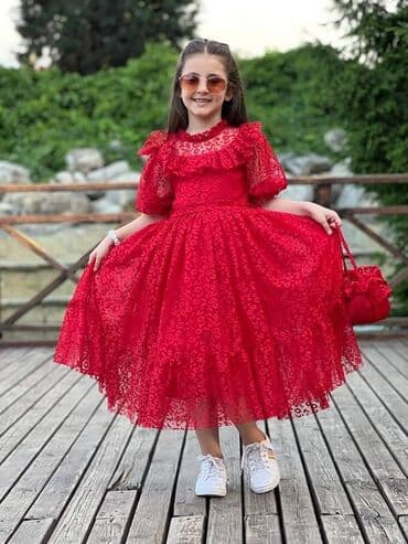 haljine od stofa: Odmah dostupne Wednesday haljinice od 2 do 12 godina, cena 3600 din — 3