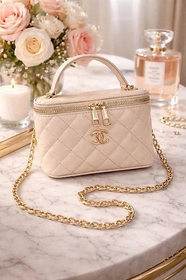 crne elegantne haljine: Ženska torbica,mala box forma sa prošivenim uzorkom i zlatnim — 3