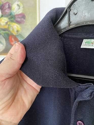 torbica muska 17: Lacoste muška polo majica, tamnoplava. - Model: klasična Lacoste polo — 3