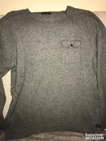 okrugli šalovi: Original GANT dzemper XXL Siva boja 100% wolle Ramena 54cm duzina — 1