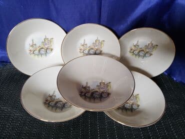 porcelanske solje za caj: Cinije 1949g +. J.Seltmann Vohenstrauss Bavaria. Komada 6 u — 3