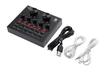 profesionalni mikrofoni: V8 Live Sound Card 12 vrsta elektronskih zvukova, 18 vrsta zvučnih — 2