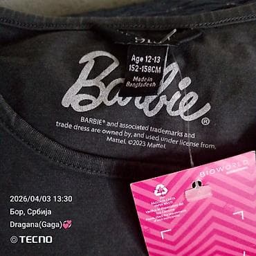 reserved decije jakne: Barbie majica kratkih rukava - Brend/licenca: Barbie (Mattel, 2023) — 2