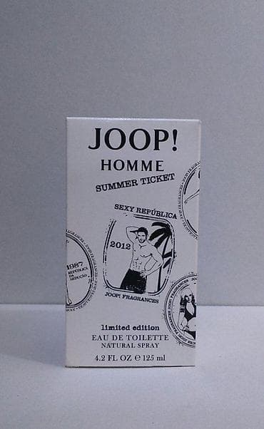 Lične stvari: JOOP HOMME SUMMER TICKET EDT125ML TSTR | Joop Homme Summer Ticket — 3