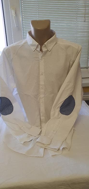 LC Waikiki 3XL Slim Fit – bela muška košulja 🤍💙 LC Waikiki muška