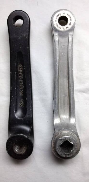 tricikl za devojcice: Bicikl leve kurble 170 mm.polovne,prve 2 alu,a druge celik — 2