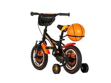 pleteni džemperi za decake: Bicikl kids Visitor Basket 12" – crno‑narandžasti Dečiji bicikl sa — 5