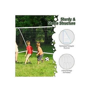 aksa kadice za bebe: Veliki prenosivi fudbalski gol za dvorište/trening - Dimenzije: 365 — 2