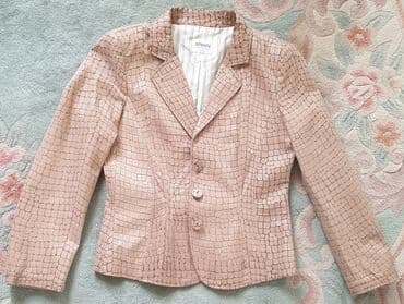 Sakoi: ARMANI collezioni ORIGINAL sako. Kozna jakna - blejzer. Bež boje — 3