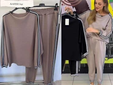 prugaste pantalone: Ženska trenerka koja se sastoji od dukserice dugih rukava i pantalona — 2