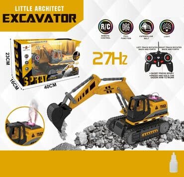 Igračke: RC bager igračka – Little Architect Excavator - Daljinsko upravljanje