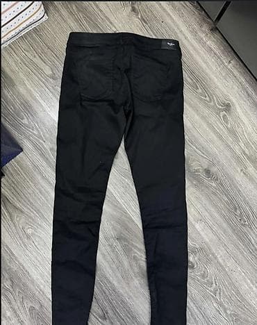 gas jeans srbija: Pepe jeans tanje crne pantalone, veličine 31 — 2