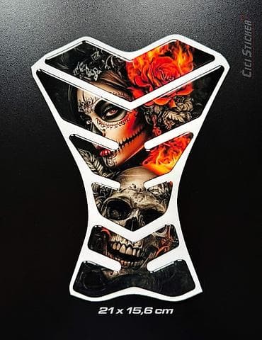 Skeletor Girl Tank pad - Stitnik rezervoara - 3D -2734 Tank pad