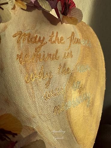 korpice za cvece: Veštačko cveće, bоја - Zlatna, Novo — 2