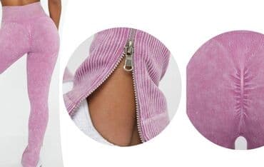 push up helanke new yorker: S (EU 36), Polyester, color - Pink, Single-colored — 5