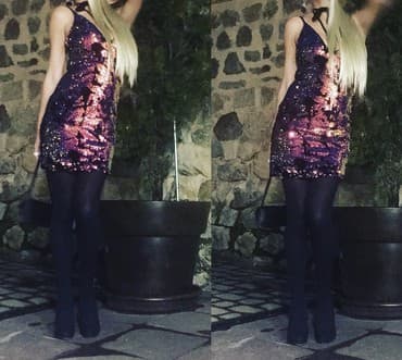 Aksesoari: S (EU 36), bоја - Šareno, Koktel, klub, Na bretele — 2