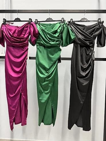 Haljine: Elegantna haljina sa otvorenim ramenima i preklopom - Kroj — 3