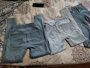 cargo pantalone: Komplet ženskih farmerki – 4 para - Modeli: klasične uske/slim — 4