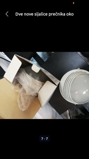vuneni tepih cena: Ceiling lamp, color - White, New — 5
