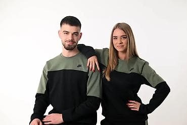 nike crvene: Uniseks trenerka komplet – bluza i donji deo - Dizajn: dvofazni blok — 4