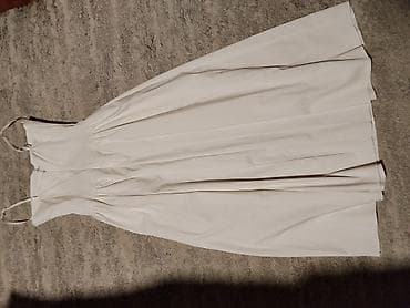 vencanice pozarevac: Duga bela haljina na bretele - Kroj: struk naglašen, gore korpica sa — 3