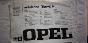 gramofonske ploce beograd: Prospekt Opel Kompletan program:Kadett B,Ascona,Manta,Rekord — 6