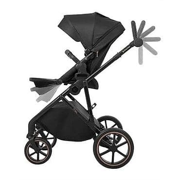 kolica za bebe peg perego: KIKKA BOO Thea premium 3u1 set – black (SKU: KKB20135PRSET-180) — 10
