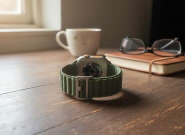 plavi sat: Pametni sat sa sportskim zelenim najlonskim kaišem NOVOOOO. - Kućište — 2