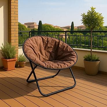 Baštenska stolica 80x80x76 cm, braon – model LP-718000B-310 Opis: -