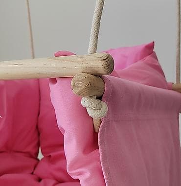 stolica za ljuljanje cena: Ljuljaška za decu HOME LUX BABY PINK Udobna, sigurna i dekorativna — 4