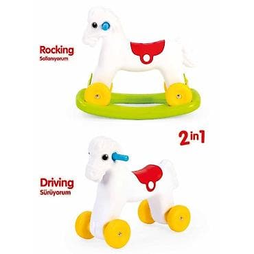 fisher price hodalica: KONJIĆ 2u1 Dolu – šifra proizvoda: 070784-60 Zabavna i funkcionalna — 2