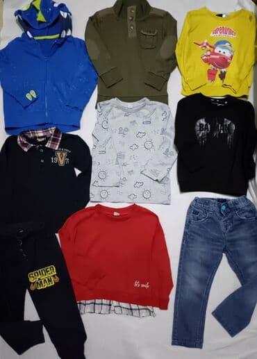 elegantni kompleti: Paket za decaka 4godine duksici i dva donja dela U paketu sedam — 1