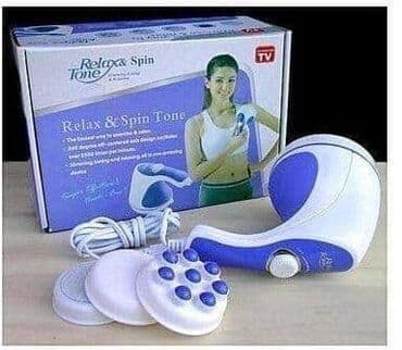 masažer za vrat i ramena: 1900dinara Masažer Relax and Spin Tone Relax & Tone ručni — 1