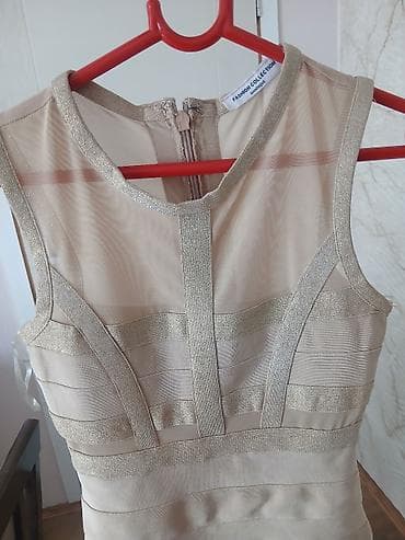 Zlatna bandage haljina, svečana haljina,midi s velicina Na na lalafo.rs Zlatna bandage haljina, svečana haljina,midi s velicina Na