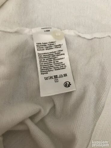 majice sa uv zastitom: Lacoste majica 6 100% cotton Ramena 48cm, duzina 75cm, struk 58-60cm — 4