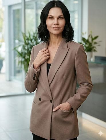 Ženski sako – elegantan, duži kroj - Model: duži blejzer sa klasičnim