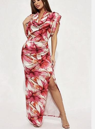 monsoon haljine srbija: ✅Midi/duga haljina sa drapiranim dekolteom i visokim prorezom ✅2300 — 4